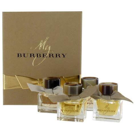 burberry men's 4 piece miniature set|Burberry 4.